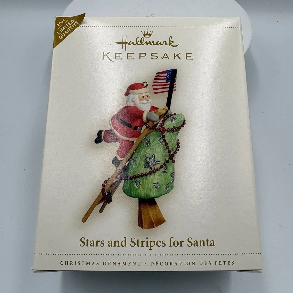 Hallmark Keepsake Ornament 2006 Stars and Stripes for Santa NIB